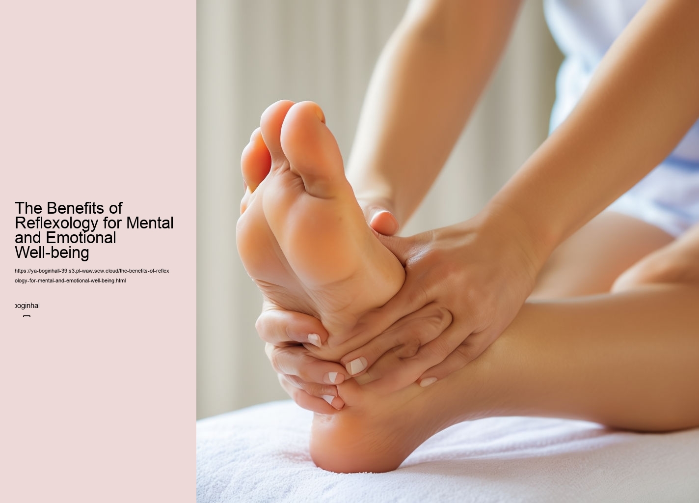 The Benefits of Reflexology for Mental and Emotional Well-being